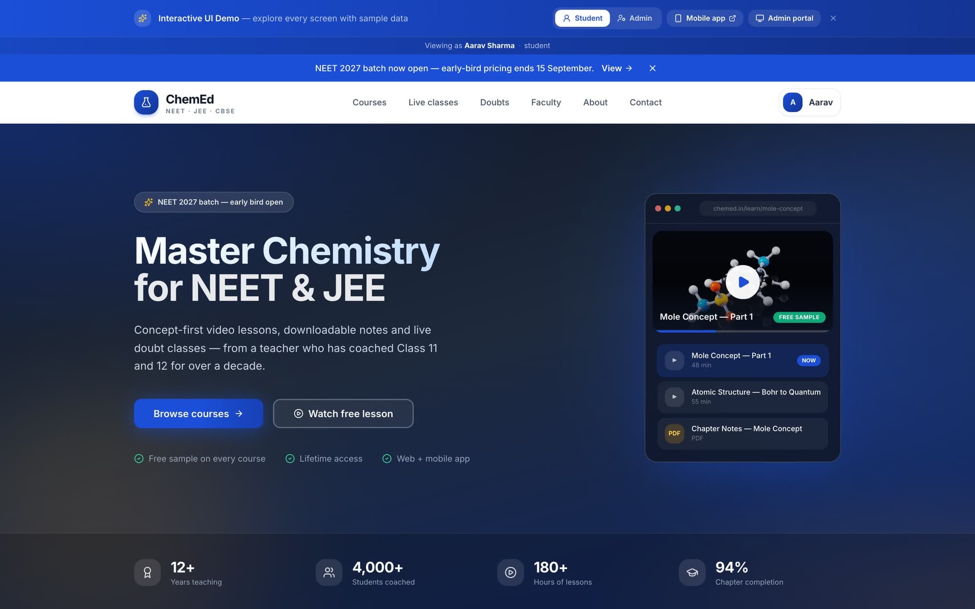 Online course platform