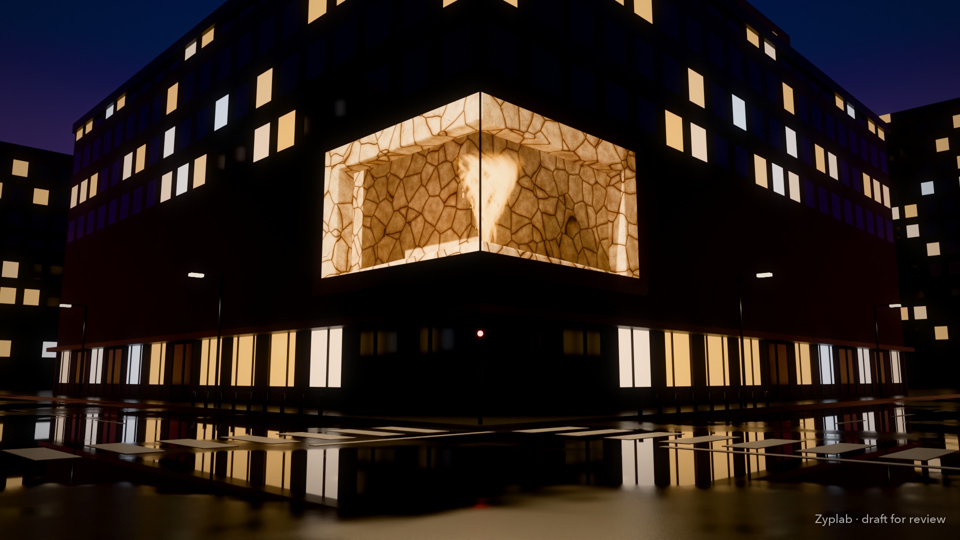 Anamorphic billboard
