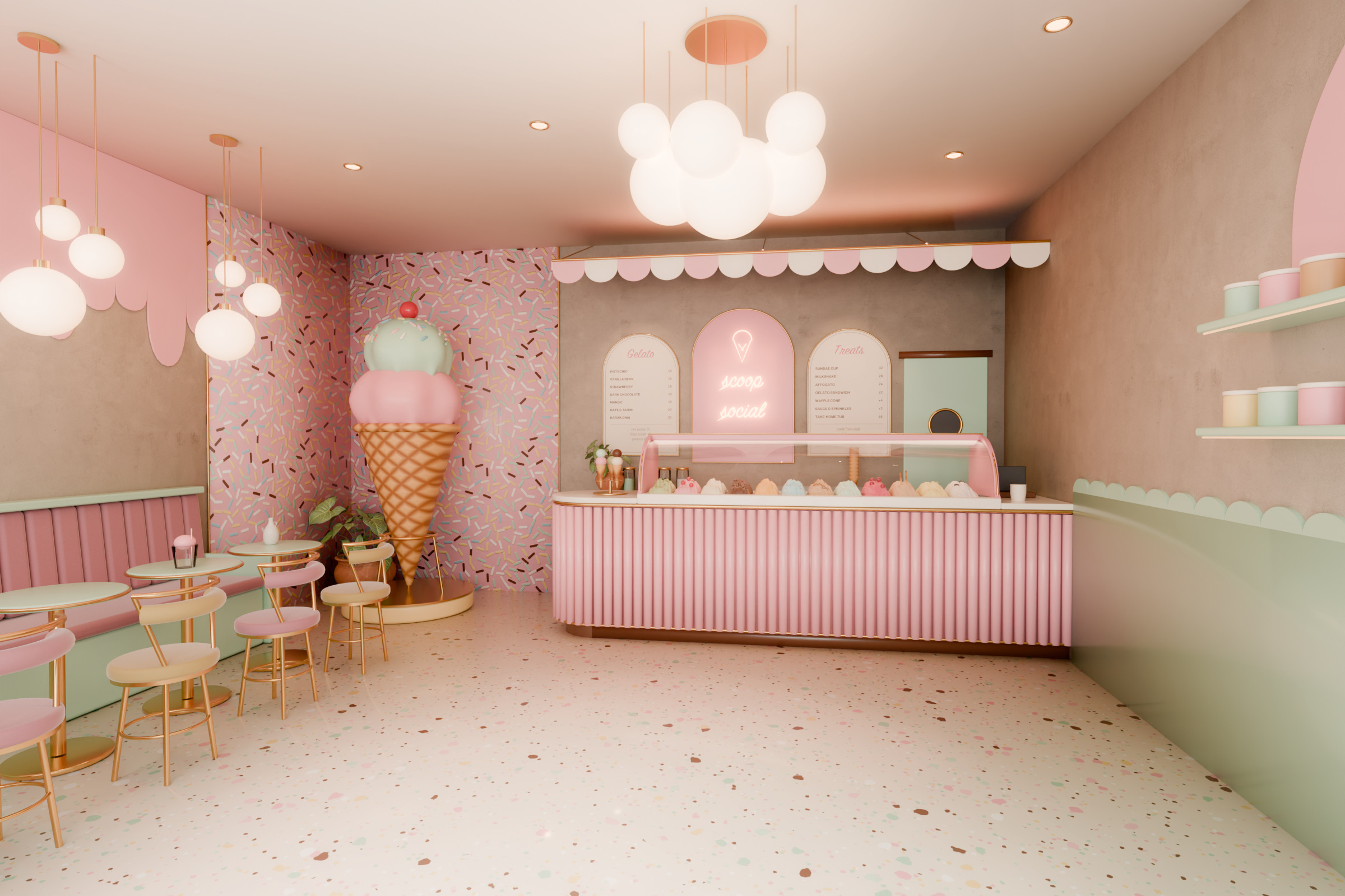 Ice cream shop