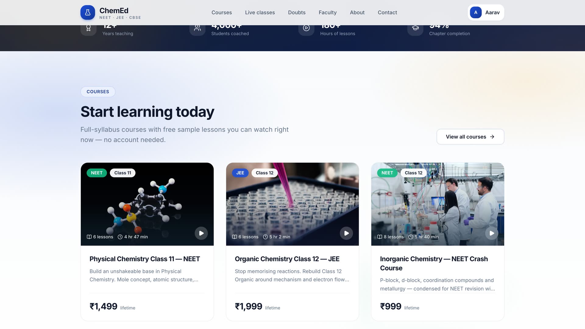 Online course platform: Software